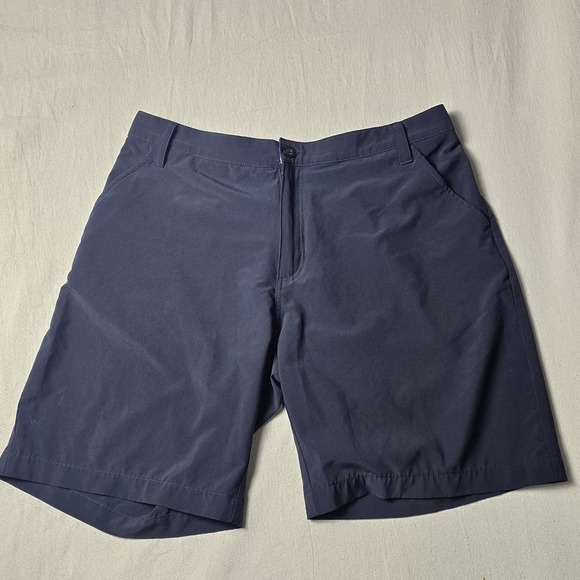 MOSSY OAK Fishing Hydroplex Shorts Men XLARGE Black Polyester Stretch w/ Pockets - Picture 7 of 11